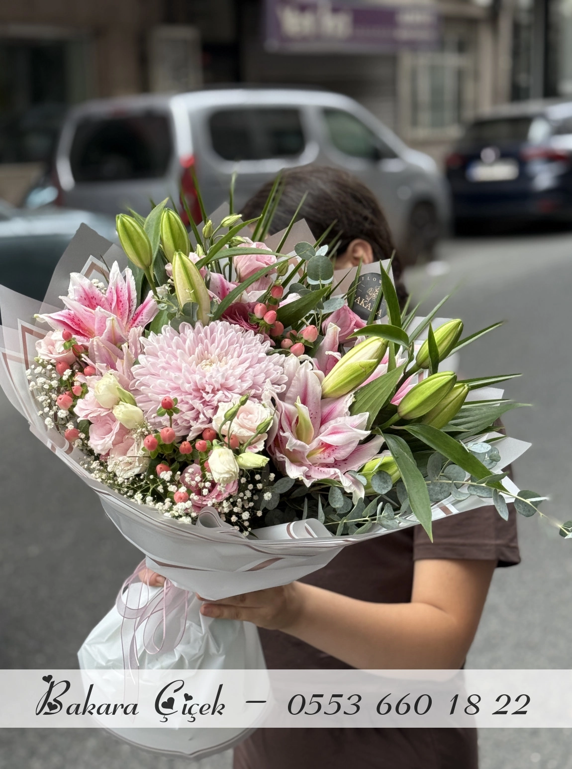 Katmerli Lilyum Anastasia Buketi