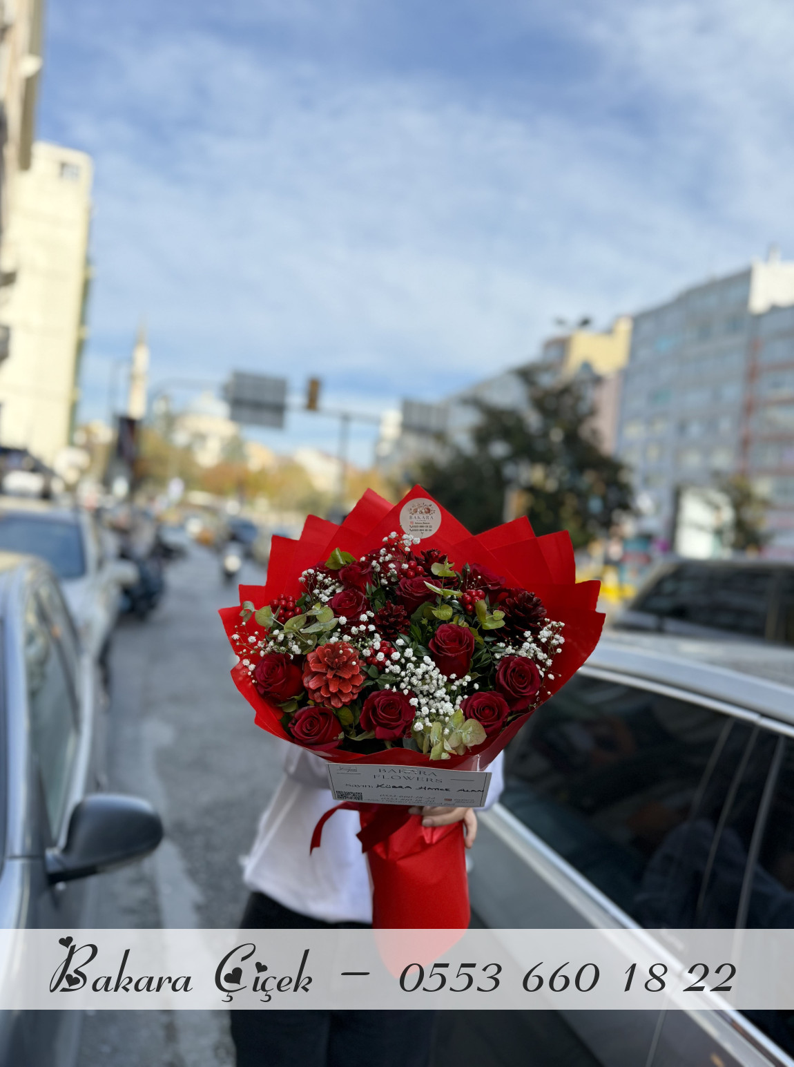 Kokina Kırmızı Gül