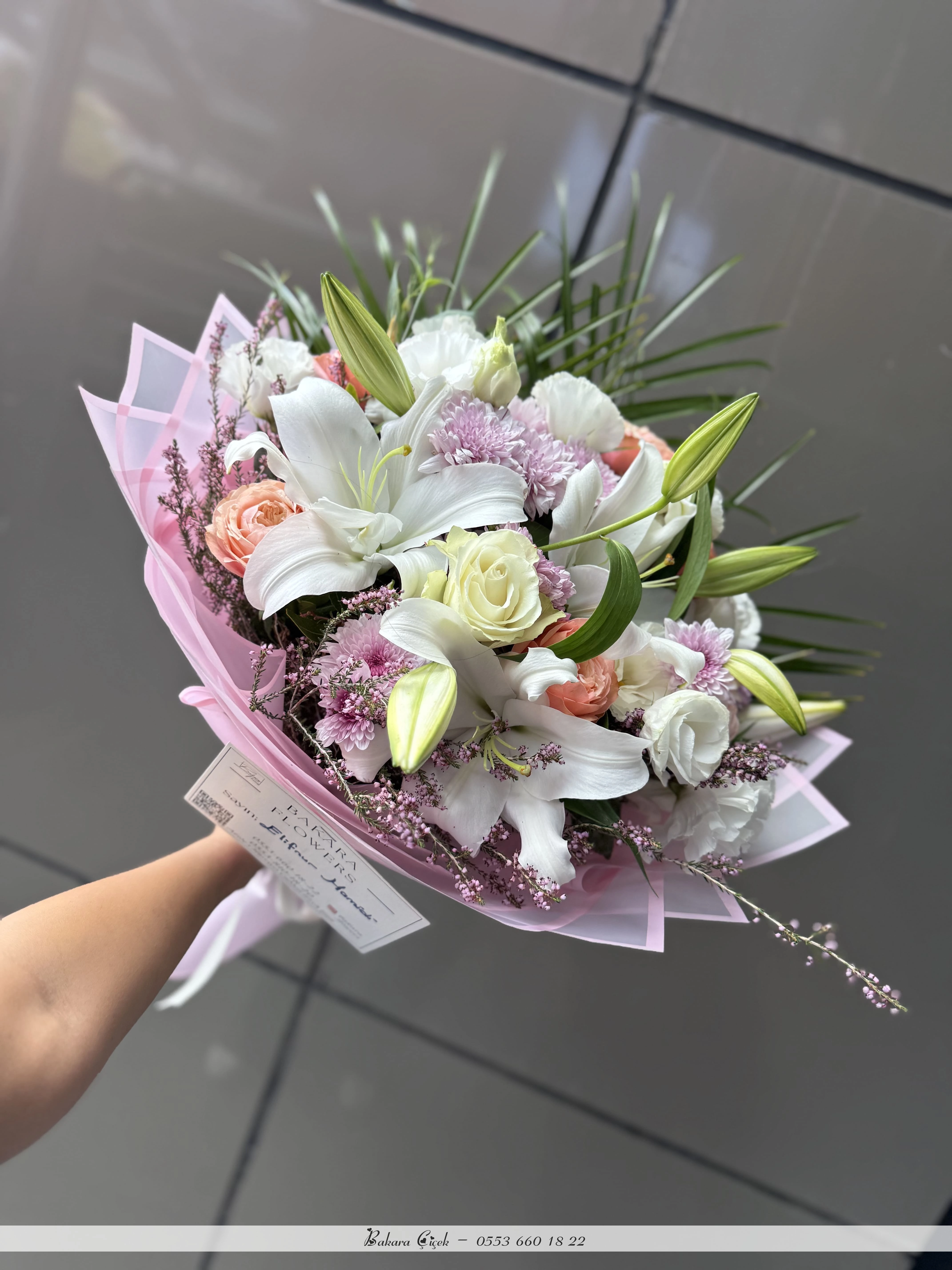 Lilyum Lisyantus Buketi