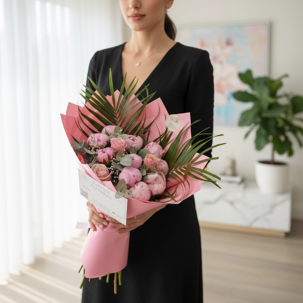 Şakayık Gül Buketi