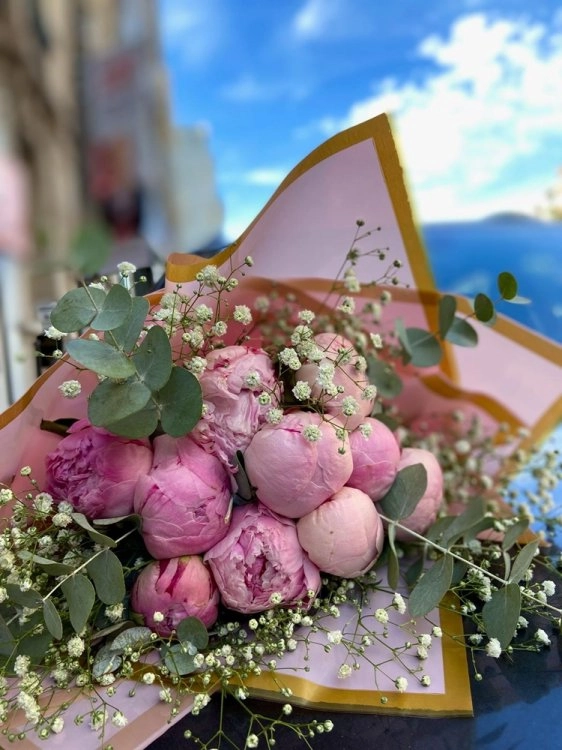 10 Adet Pembe Şakayık