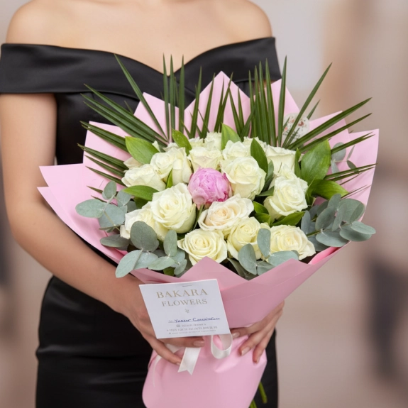 Gül Şakayık Buketi