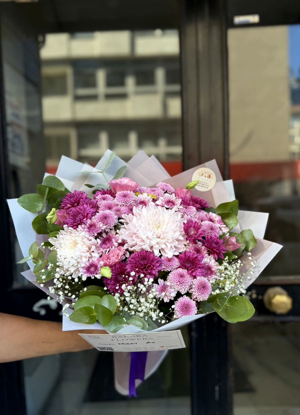 Karışık Biçme Buketi Kasımpatı