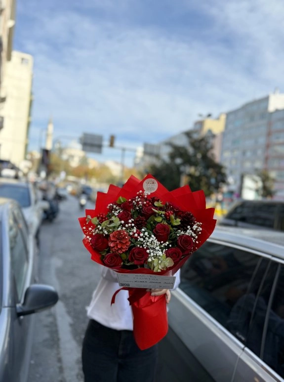 Kokina Kırmızı Gül