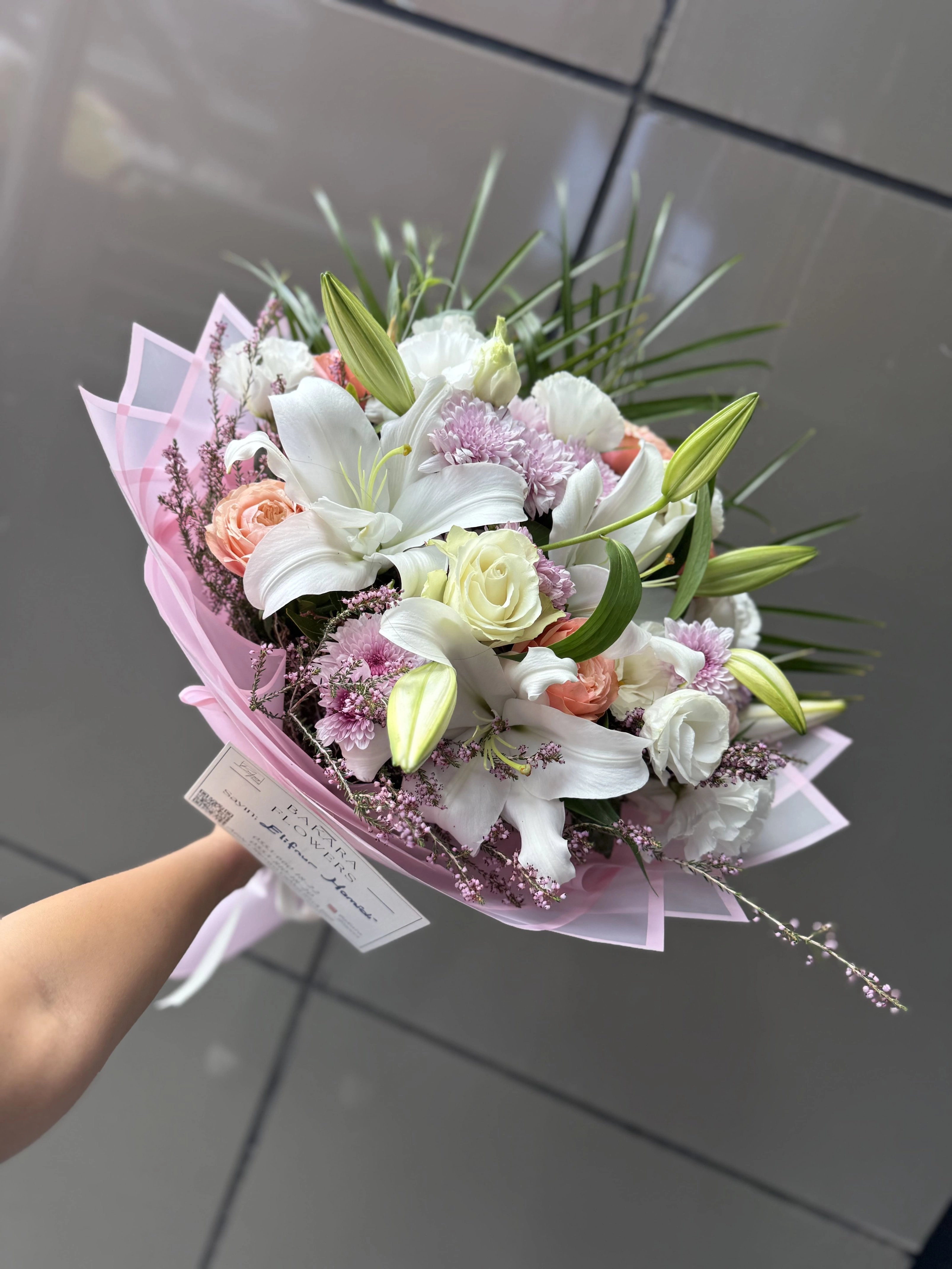 Lilyum Lisyantus Buketi