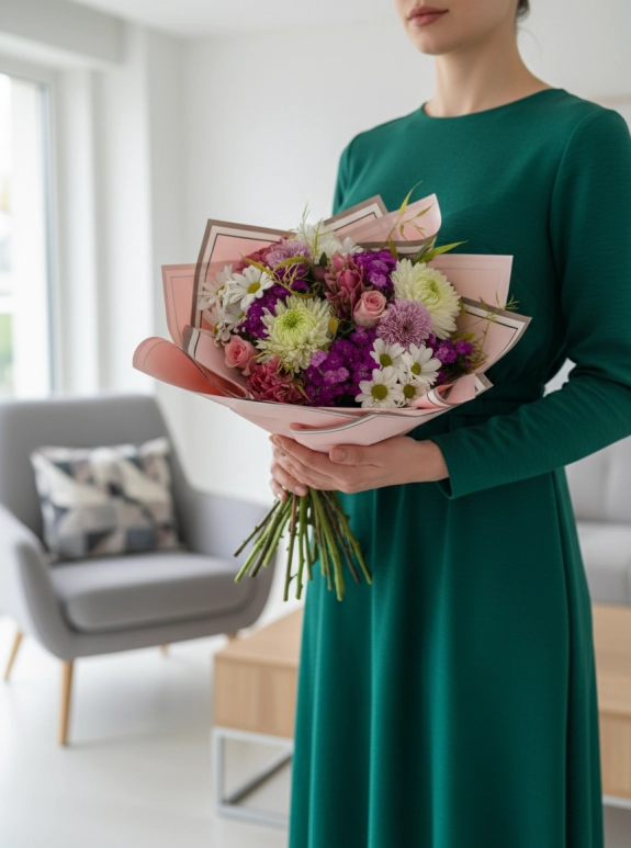 Pembe Karışık Buket