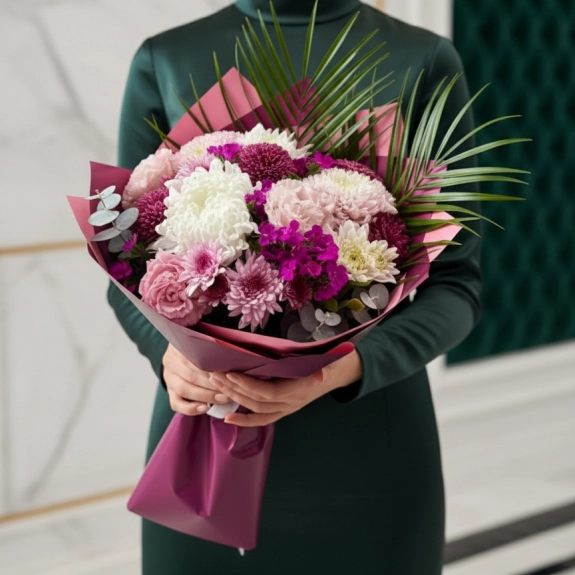 Renkli Kasımpatı Buketi