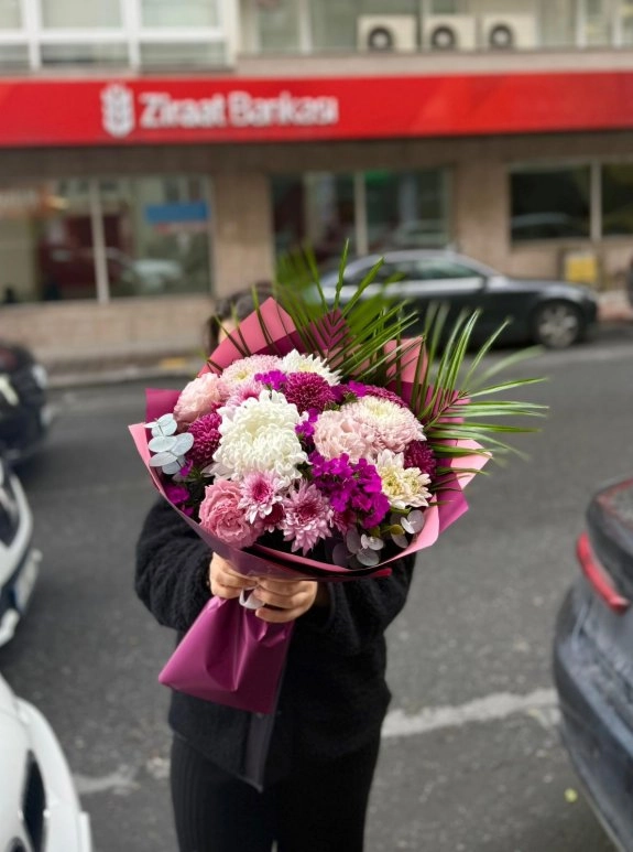 Renkli Kasımpatı Buketi